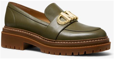 michael kors parcker|michael kors parker leather loafer.